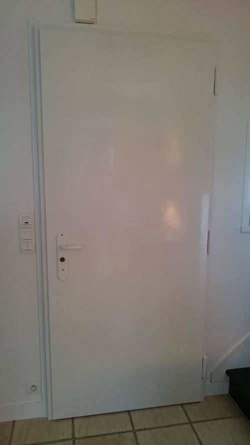 Pose de porte